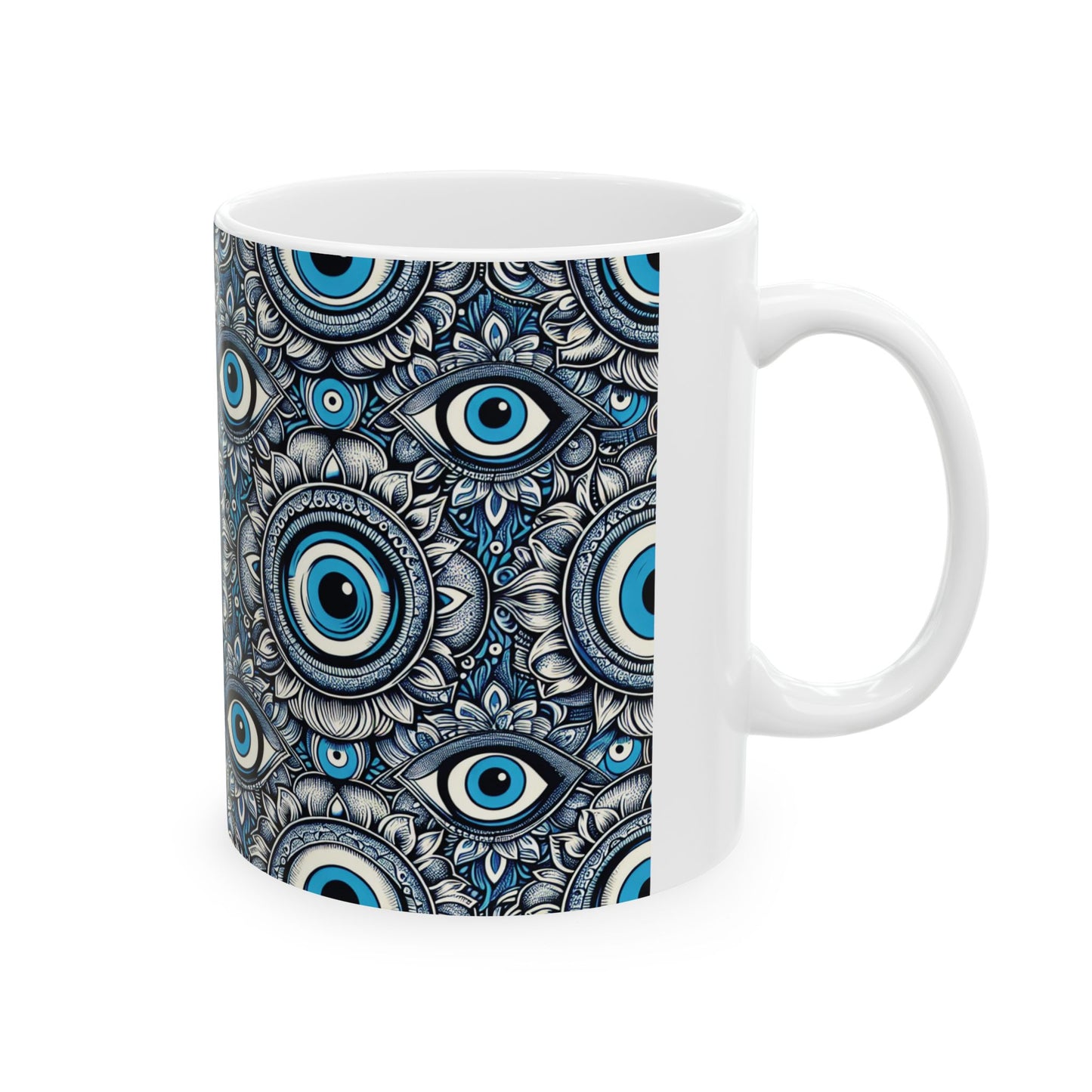 Optical Eyellusion Ceramic Mug, (11oz, 15oz)