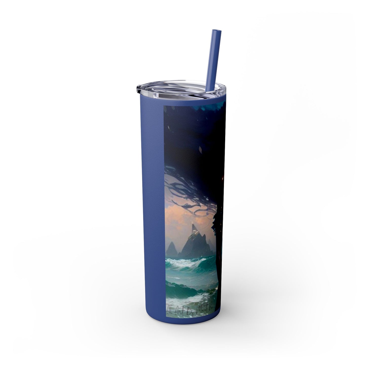 Yemoya/ Yemaya Skinny Tumbler with Straw, 20oz