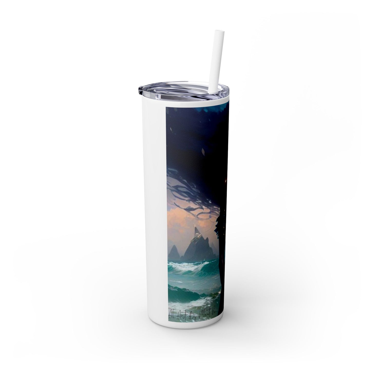 Yemoya/ Yemaya Skinny Tumbler with Straw, 20oz